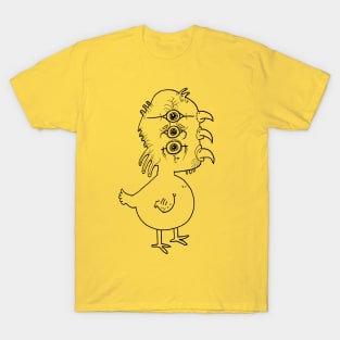 5 Eyes 3 Beaks T-Shirt